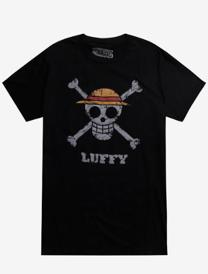 one piece jolly roger shirt one piece jolly roger shirt